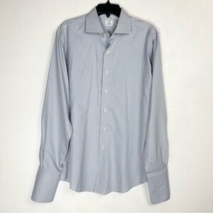 Brooks | Mens regent dress shirt size 16-36 French cuffs button down plaid